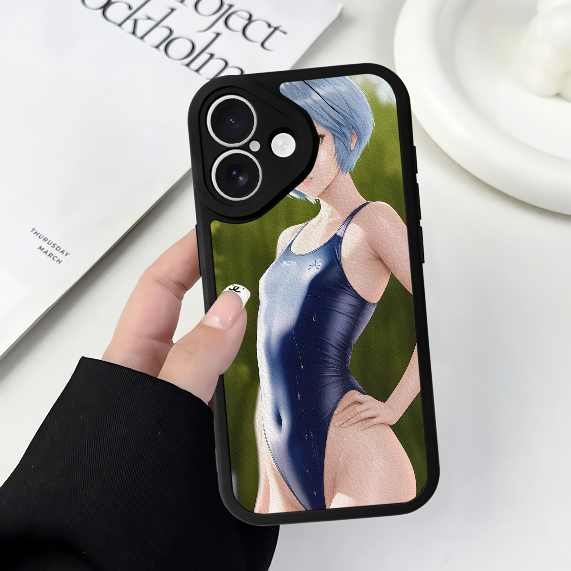 （画像用） EVA 新世紀エヴァンゲリオン 【iPhone 16シリーズ対応】シリコンスマホケース（レザー調） 材質：シリコン
